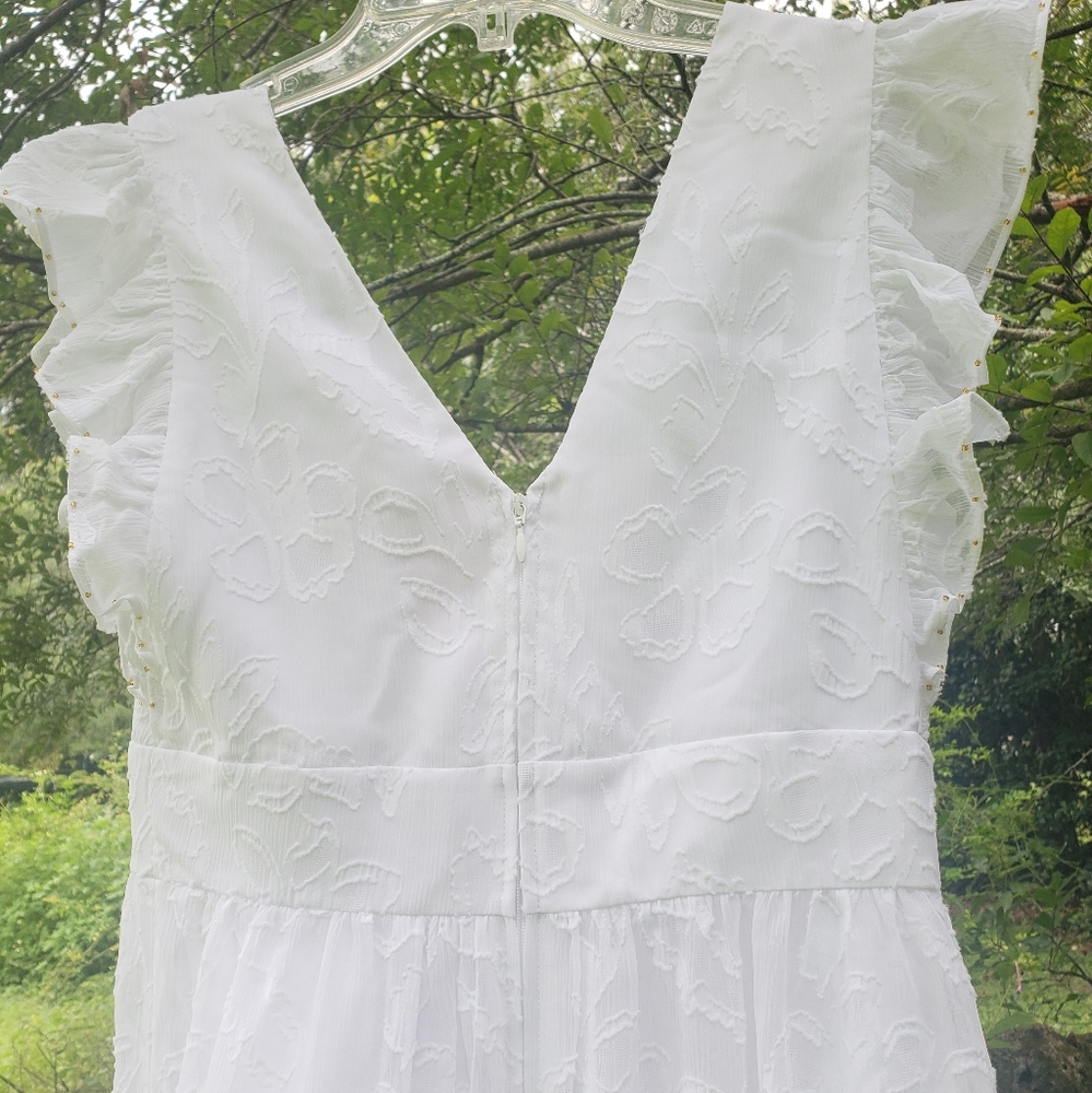 NWT Lilly pulitzer chiffon maxi dress with jewl accents - Picture 4 of 8